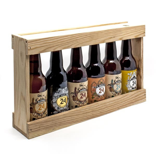 LE DEMI METRE de bières artisanales - assortiment de 8 bouteilles