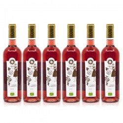 Promotion de 6 Bouteilles Château Miaudoux AOC Bergerac Rosé BIO 2020 75cl