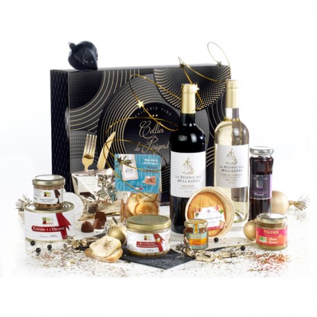 Ce coffret café gourmand est une idée de colis de Noël