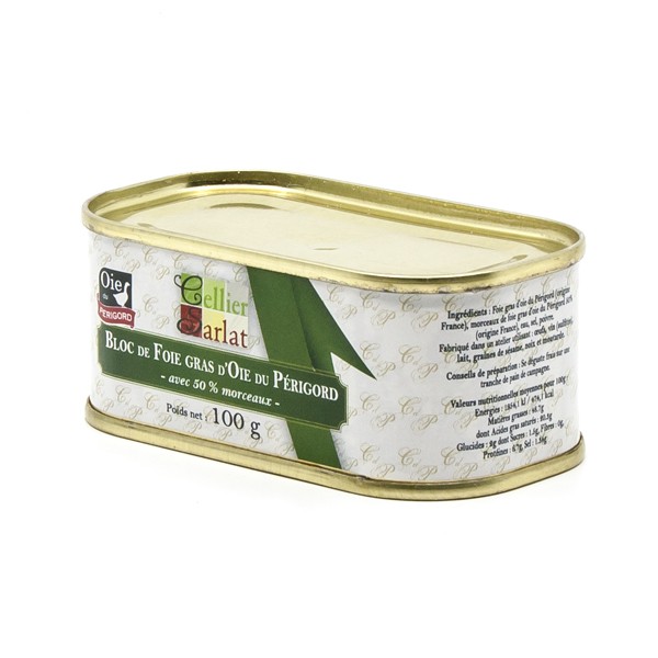 Lobe de Foie Gras D'Oie Cru Env.780g +/- 80g Deveine - Panier du