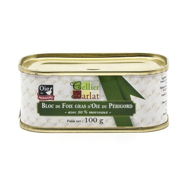 Lobe de foie gras d'oie cru 780g +/-80g