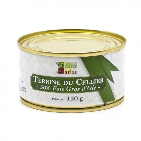 Terrine du Cellier 50% Foie Gras d'Oie 130g