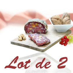 Lot de Galets cendrées nature et aux noix, 2x200g