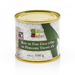 Bloc de Foie Gras d'Oie du Périgord Truffé 5% 100g