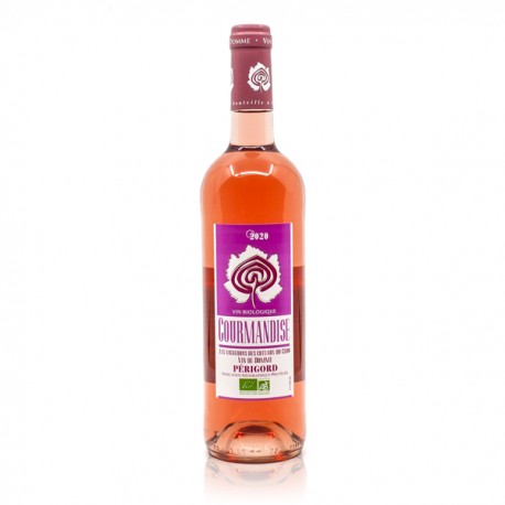 Vin de Domme Rosé Cuvée Gourmandise Vin du Périgord 2020 Bio 75 cl