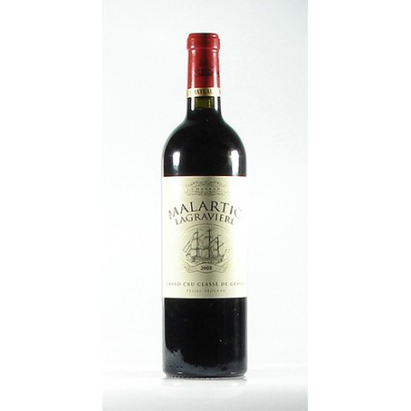 Chateau Malartic Lagraviere Grand Cru Classé AOC Pessac Léognan Rouge 2008, 75cl