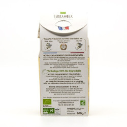 Café Gamme Oscar Ristretto Arabica Grand Cru Ethiopie BIO Grains 200g