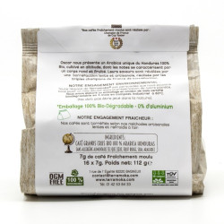 Café Gamme Oscar Arabica BIO Honduras Dosettes Type Senseo x16
