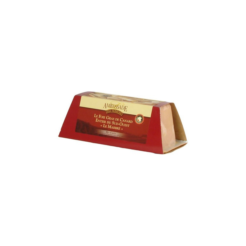 Marbré de Foie Gras de Canard Entier mi-cuit 500g