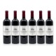 6 bouteilles Château les Vieilles Pierres 2020 AOC Lussac Saint Émilion 75cl