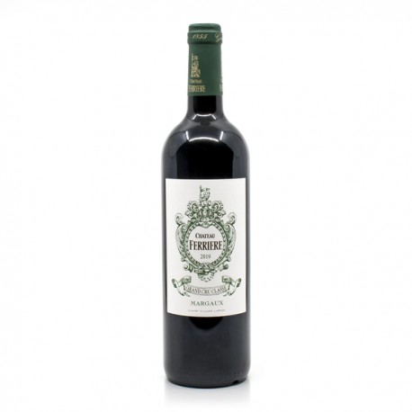 Château Ferrière AOC Margaux Grand Cru Rouge Bio 2019 75cl