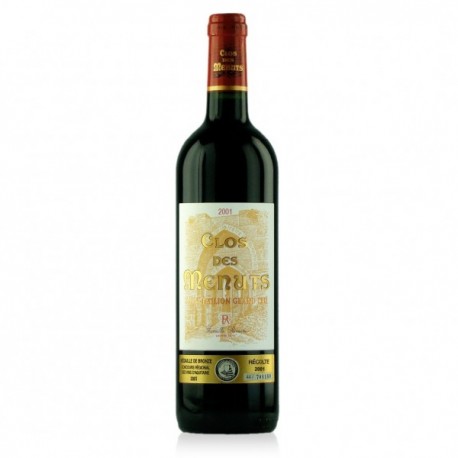 Clos des Menuts AOC Saint-Emilion Grand Cru Rouge 2001 75cl