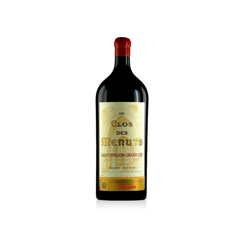Clos des Menuts AOC Saint-Emilion Grand Cru Rouge 2001 600cl