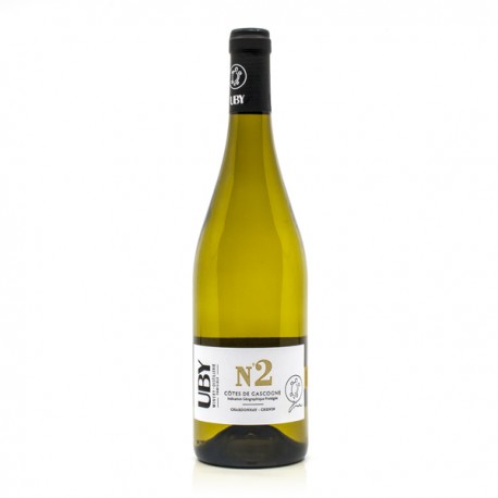 Domaine Uby Chenin Chardonnay N°2 IGP Côtes de Gascogne Blanc 2021 75cl