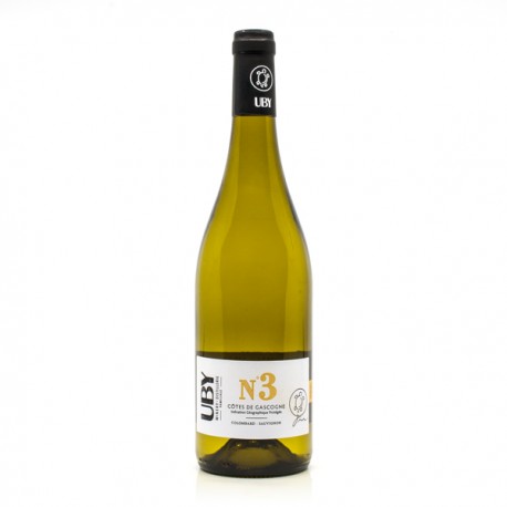 Domaine Uby Colombard-Sauvignon Blanc N°3 IGP Côtes de Gascogne 2021 75cl