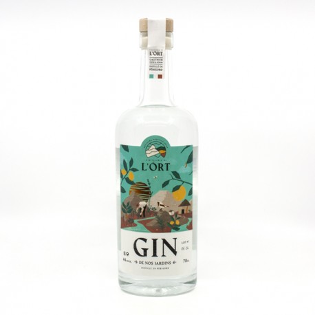 Gin de Nos Jardins Distillerie de l'Ort 44° BIO 70cl