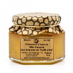 Miel d'Acacia aux Brisures de Truffe d'Eté 120g