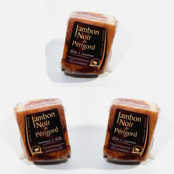 Exclusif- Lot de 3 Quarts de Jambon 800gr soit 2400kg +ou- 400gr