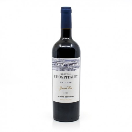 Château l'Hospitalet Grand Vin AOP La Clape Rouge 2020 BIO 75cl