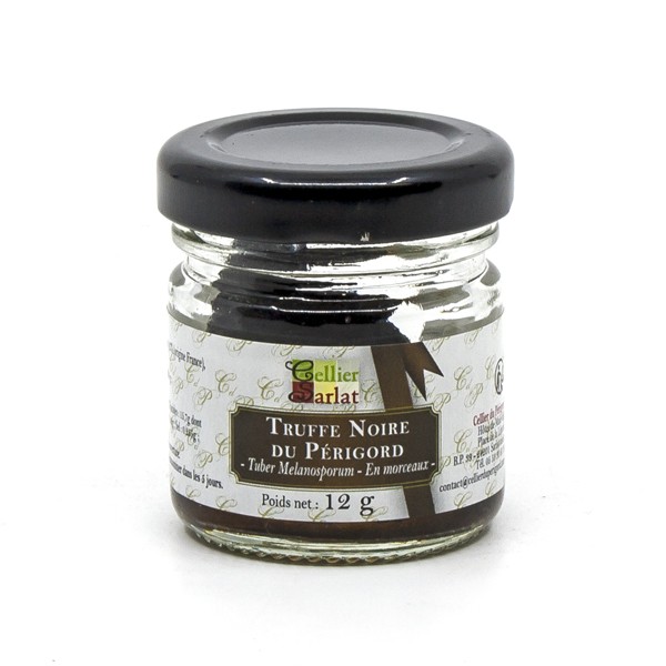 Morceaux de Truffes Noires Fraîches Tuber Melanosporum Origine