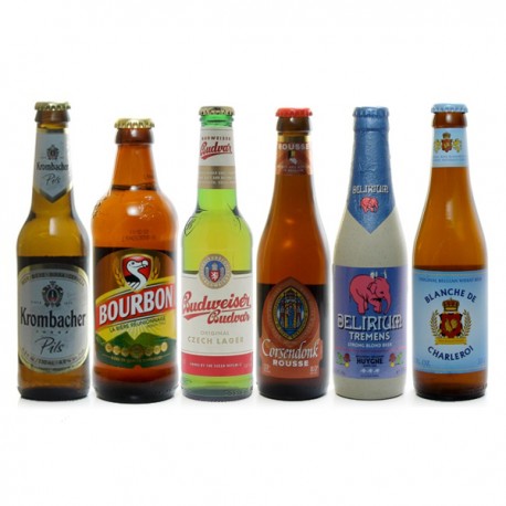 Pack de 6 Bières du Monde soit 198cl