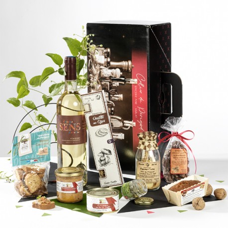 Rangement huile vinaigre, coffret bois cuisine cadeau, coffret