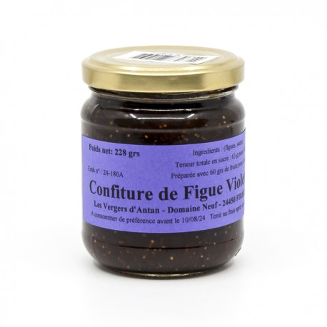 Confiture Artisanale de Figue Violette 228g