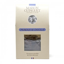 Sachet de pruneaux enrobés de chocolat noir 100g