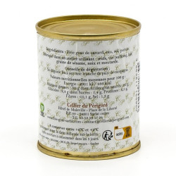 Bloc de Foie Gras de Canard Mi-Cuit 130g