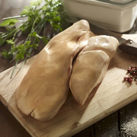 Lobe de foie gras éveiné cru de canard