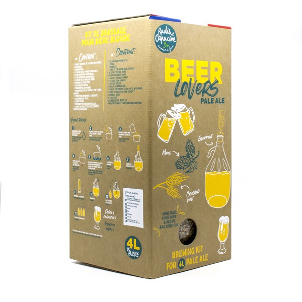 Kit Bière Blonde Pale Ale Bio à fabriquer soi-même 4L - Cellier du