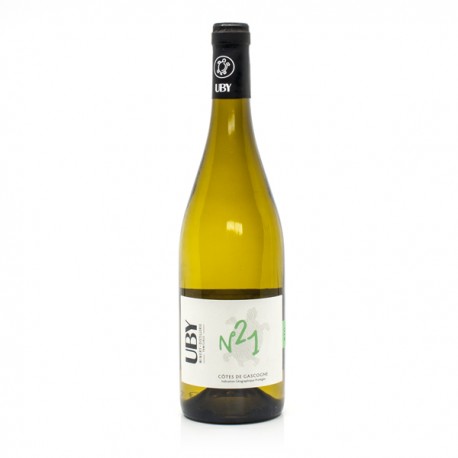 Domaine Uby Byo Colombard Ugni Sauvignon N°21 IGP Côtes de Gascogne Sec Bio 2021 75cl