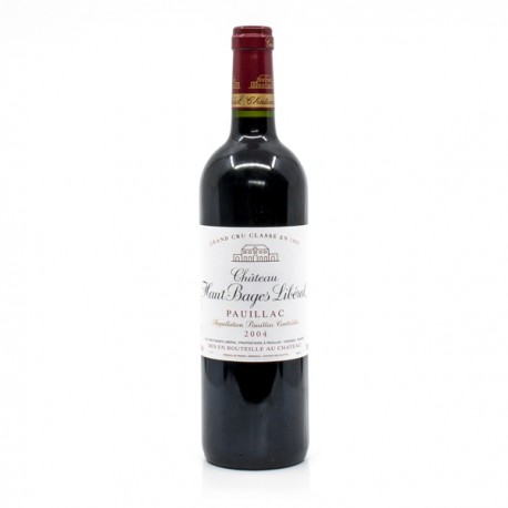 Château Haut Bages Libéral AOC Pauillac 5ème Grand Cru Classé 2004 75cl
