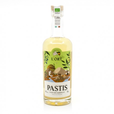 Pastis de Nos Jardins Distillerie de L'Ort 45% 70 cl BIO