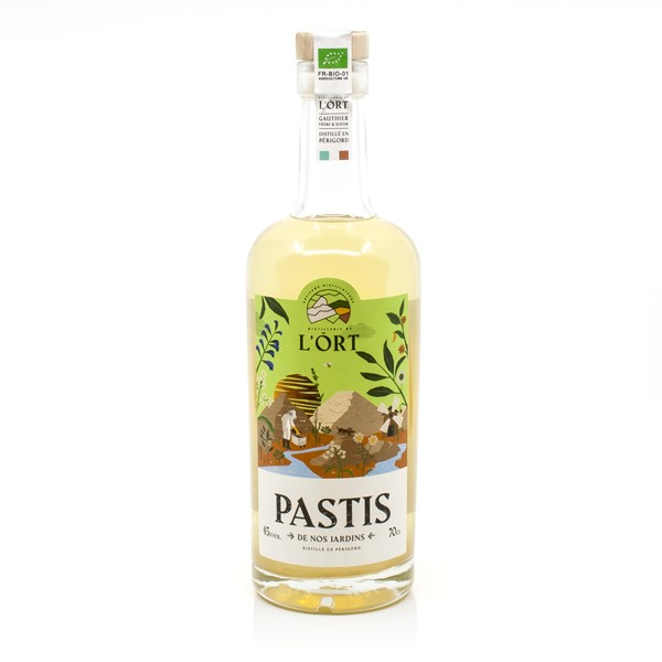 Pastis de Nos Jardins Distillerie de L'Ort 45% 70 cl BIO