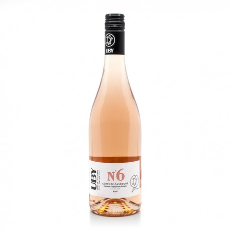 Domaine Uby Rosé N°6 IGB Côtes de Gascogne - Capsule à vis - 2022 75cl