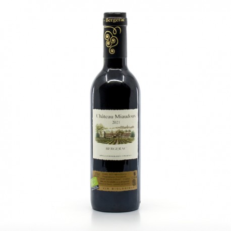 Château Miaudoux AOC Bergerac Rouge BIO 2021 37.5cl