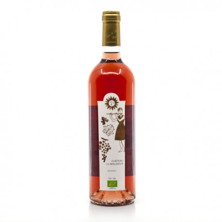 Château Miaudoux AOC Bergerac Rosé BIO 2022 75cl