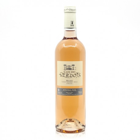 Clos des Verdots AOC Bergerac Rosé 2022 75cl