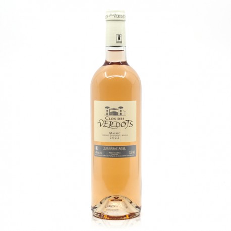 Clos des Verdots AOC Bergerac Rosé 2022 75cl