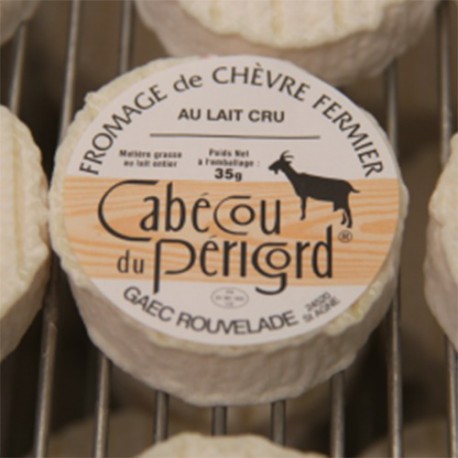 Cabécou au lait cru de chèvre du Périgord 35g par 3 soit 100g