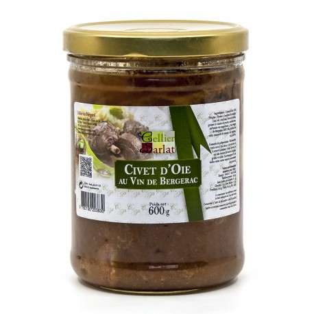 Civet d'Oie au Vin de Bergerac 600g