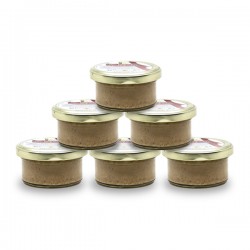 Lot de 6 crèmes brûlées au foie gras de canard, 6 x 40g