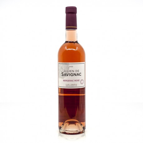 Julien de Savignac AOC Bergerac Rosé 2022 75cl