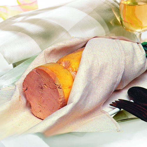 Foie Gras Entier de Canard mi-cuit au Torchon