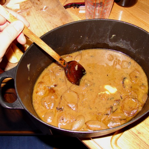 Recette Roti De Veau Forestier Moutarde A La Truffe Foie Gras Sarlat