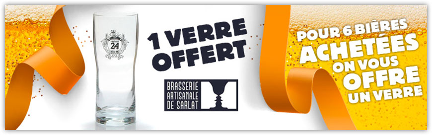 Un verre Brassée 24 offert