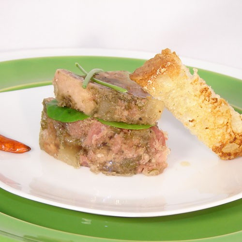 Transparence de Canard en Persillade du Cellier du Périgord