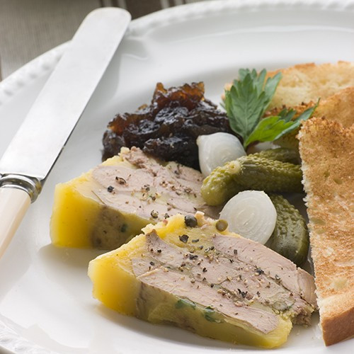 Foie gras de Canard de Barbarie entier mi-cuit au torchon