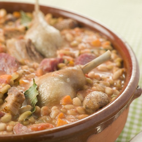 Cassoulet garguantuesque aux cuisses de canard confites